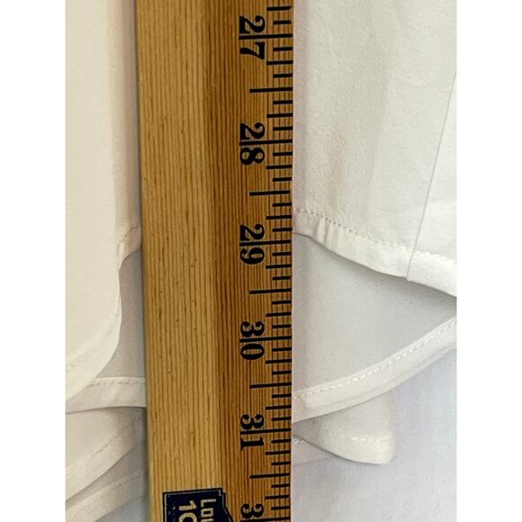 Mizzen + Main White Leeward Button Up Long Sleeve Men’s XL No-Iron Shirt Travel - Picture 6 of 7